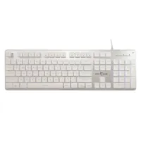 White Shark WS GK-003241W-US TACHI US fehér LED gamer billentyűzet membrán 104 105 billentyű USB 2.0 1,5 m