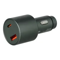 AVAX CC680B CARLY+ 140W USB-A USB-C fekete autós töltő