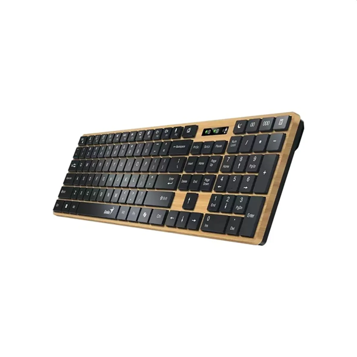 Genius 31320004404 vezeték nélküli billentyűzet fa kivitel magyar nyelv RF Bluetooth USB 10 m numerikus billentyűzet #4