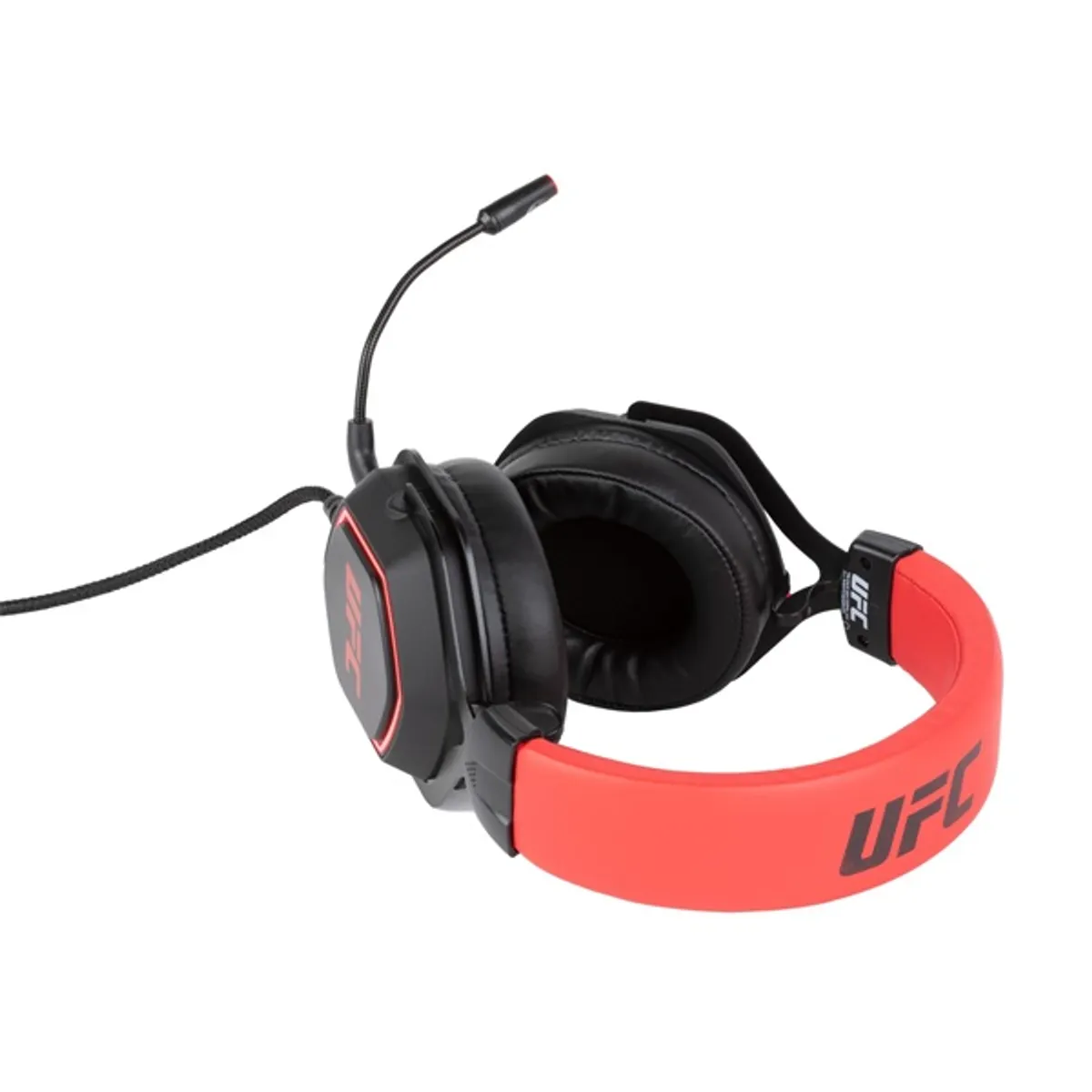 KONIX KX-UFC-PGHR-PC UFC 7.1 vezetékes gamer 7.1 virtuális surround 3,5 mm jack állítható fejpánt zajszűrős mikrofon #8