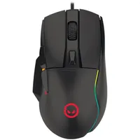LORGAR LRG-GMS357 Jetter 357 6 programozható gomb, 8000 DPI, Pixart optikai, USB, RGB, PTFE talp, 185 cm kábel, fekete