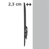 Hama 00220809 fali konzol acél 400x400 65" 35kg csavaros #2