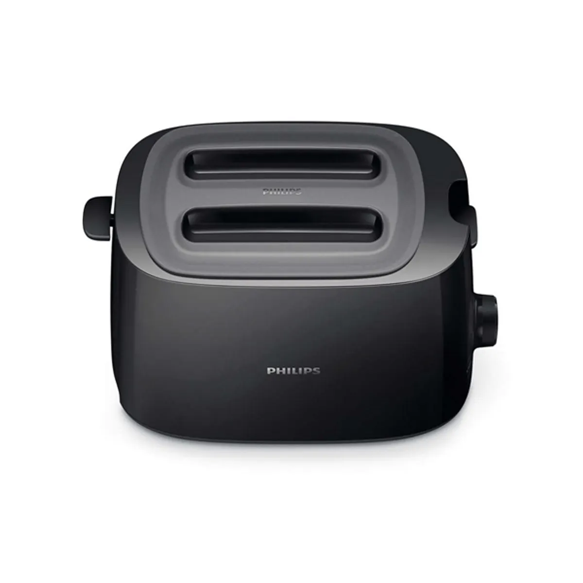 Philips HD2582/90 Daily Collection kenyérpirító fekete 2 szelet 900 W Morzsatálca Olvasztási funkció Zsemlemelegítő Hidegfalú #1