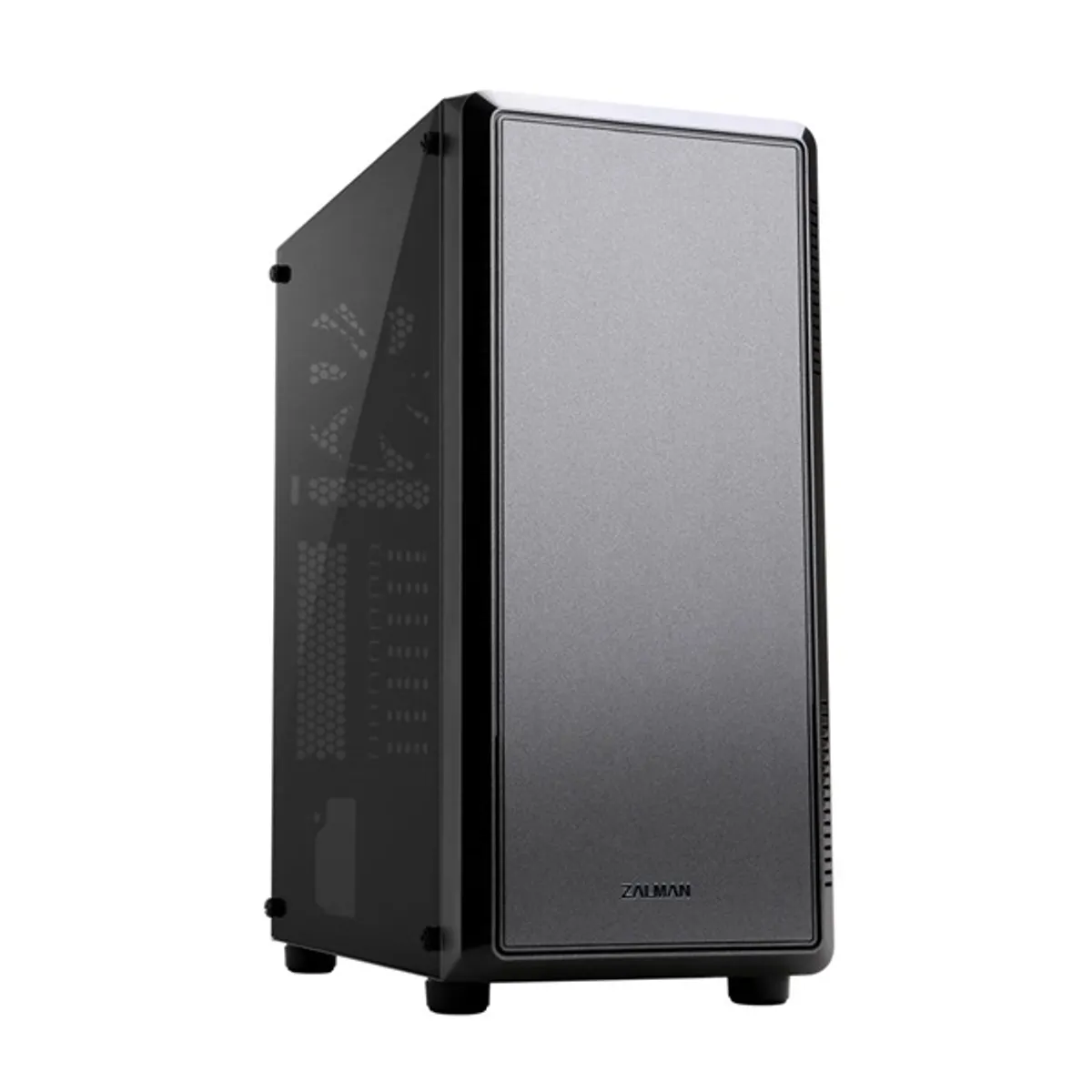 Zalman S4 táp nélküli ablakos ATX Mid Tower fekete #2