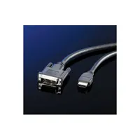 GEMBIRD CC-HDMI-DVI-6 HDMI-DVI-D kábel 2 m fekete aranyozott érintkezők