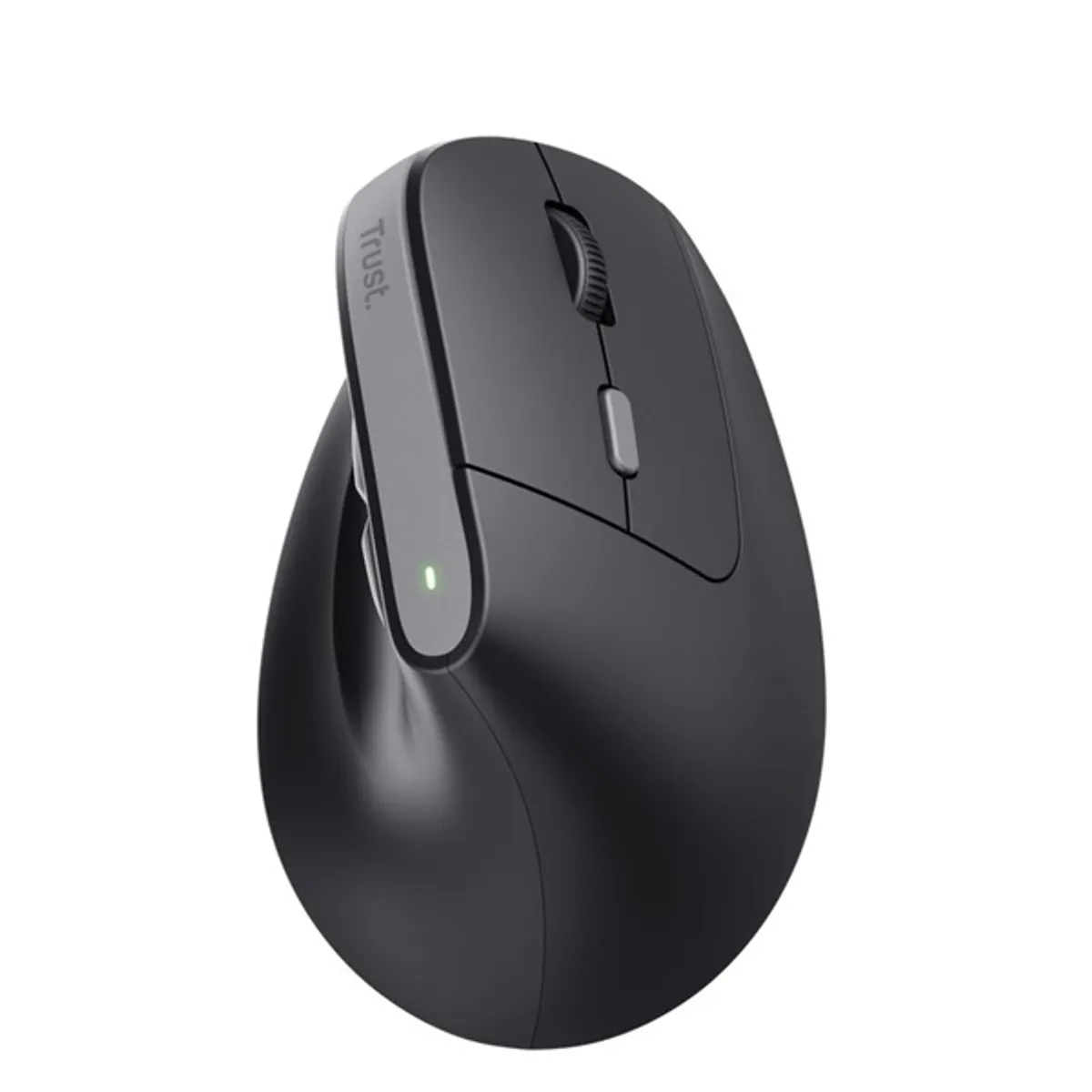 Trust 25145 Bayo II vertikális ergonómikus vezeték nélküli egér fekete 2400 dpi 2,4 GHz USB vevőegység #3
