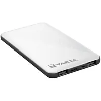 Varta 57975101111 Power bank 5000mAh 3 eszköz egyidejű töltés USB-C Micro-USB gyors töltés fehér műanyag #4