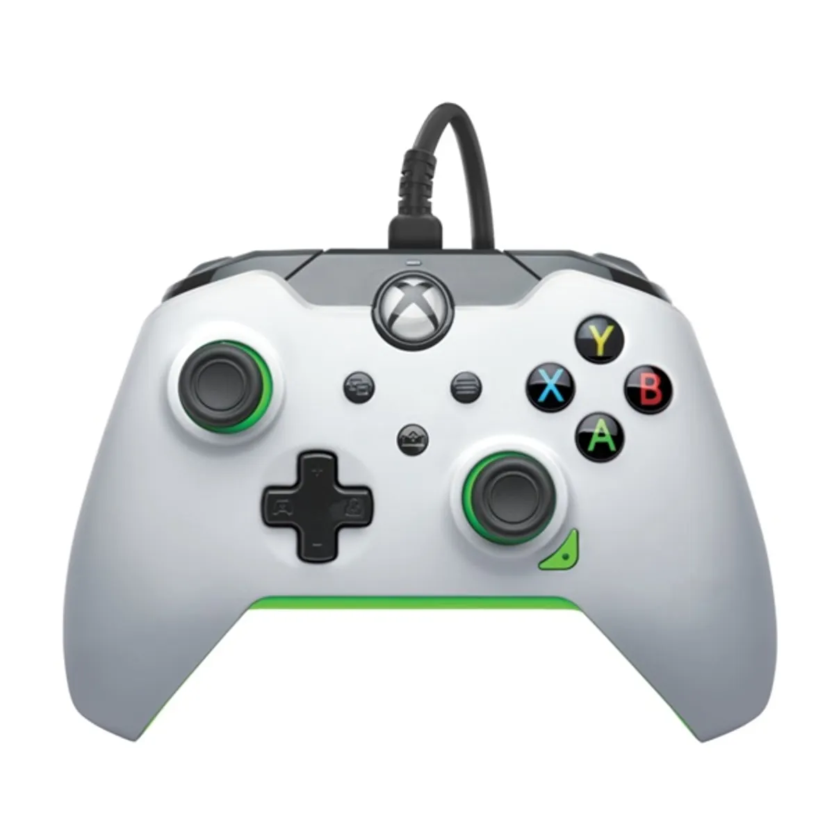 PDP 049-012-WG Xbox kontroller neon fehér zöld-fekete 250 cm USB PC Series X és S Xbox One #1