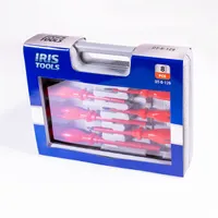 Iris Tools DT-8-129 8 darabos csavarhúzó készlet Típus Csavarhúzó #3