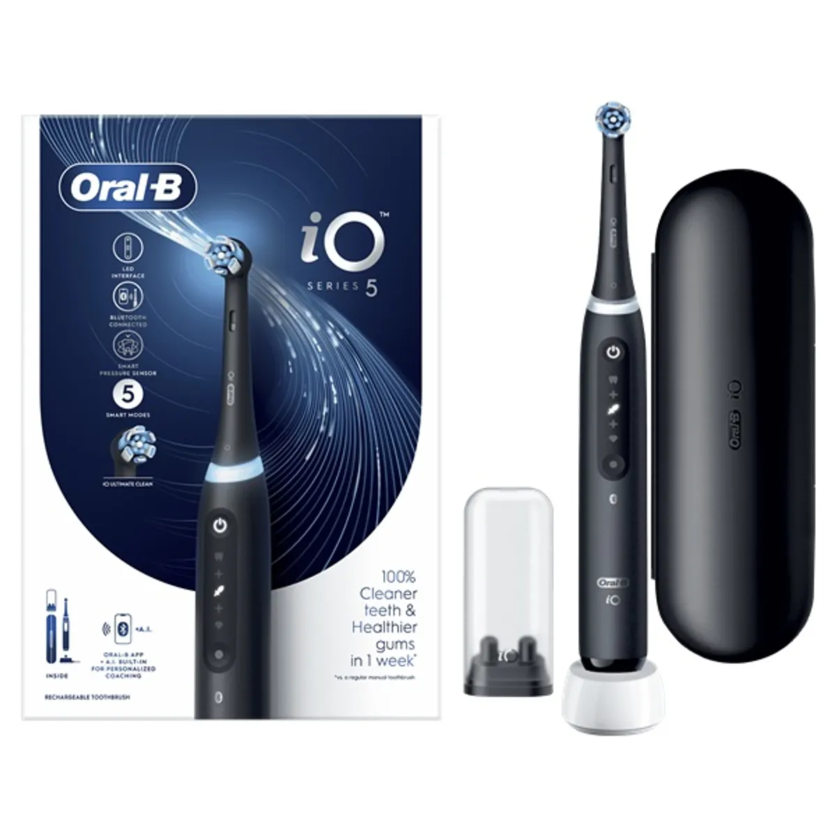 Oral-B 10PO010378 iO Series 5 elektromos fogkefe matt fekete #3