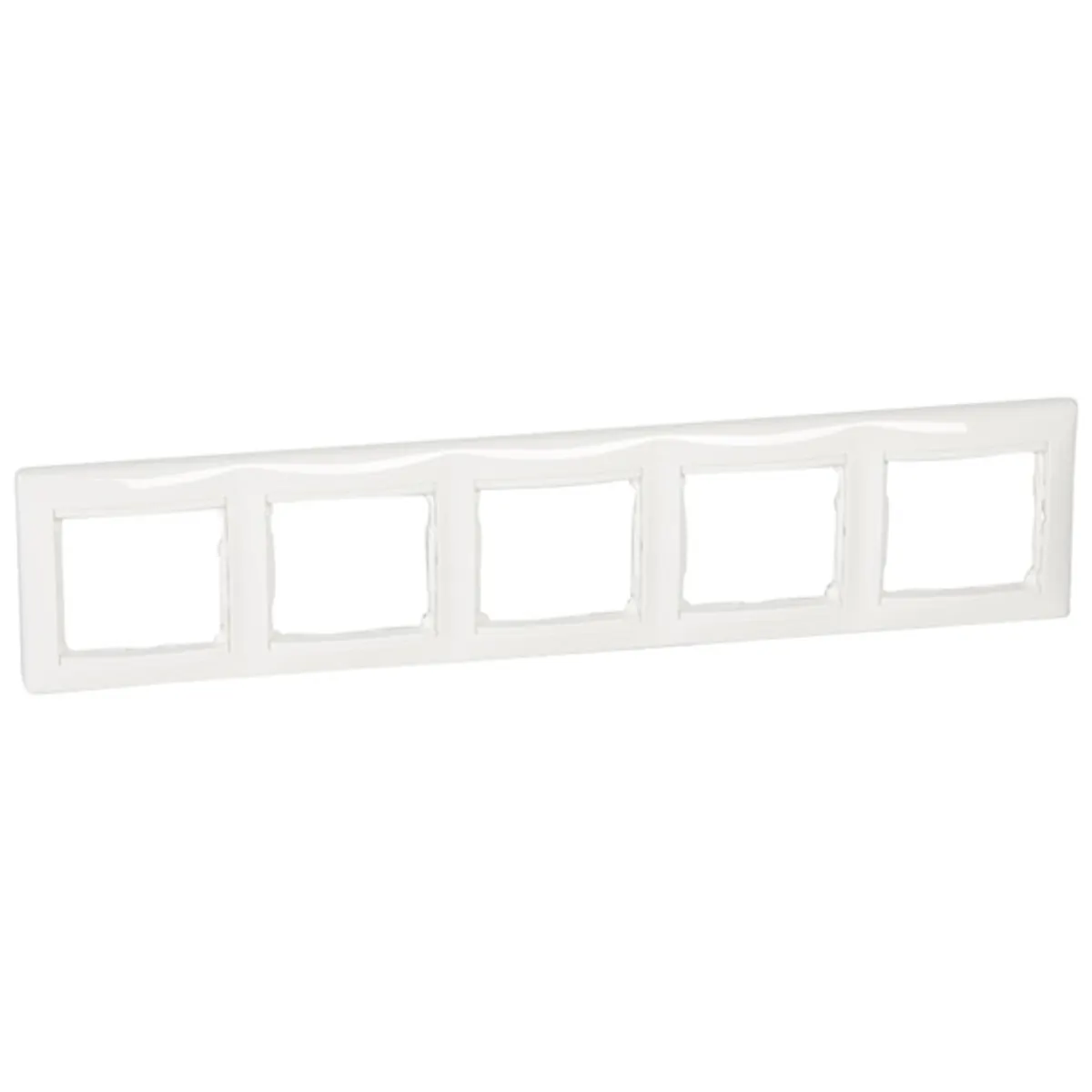 Legrand 774455 Valena 5-ös keret Műanyag Fehér 366x82x11 mm IP20 vízszintes és függőleges #1