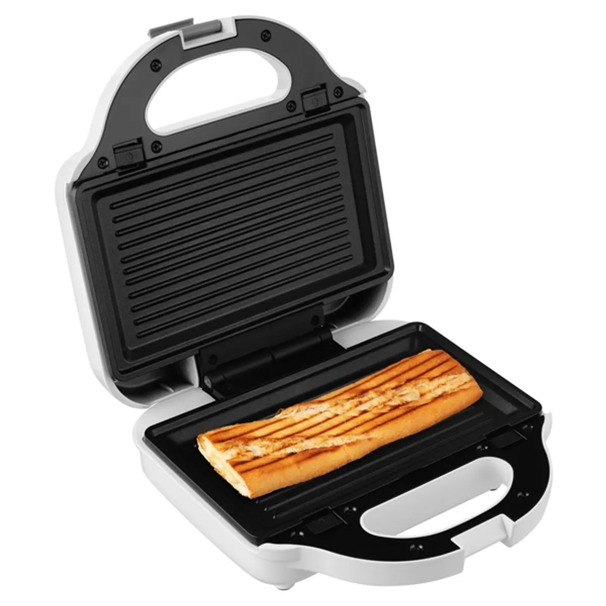 SENCOR 41018418 3in1 Szendvicssütő fehér, 750 W, 230 x 135 mm sütőlapok, 2 db, tapadásmentes #3
