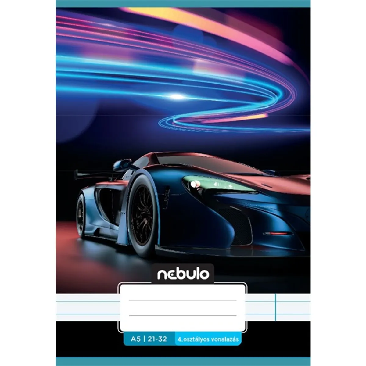 Nebulo VO4-1-VM-A5 Füzet vonalas A5 32 lap tűzött 4.osztályos #2