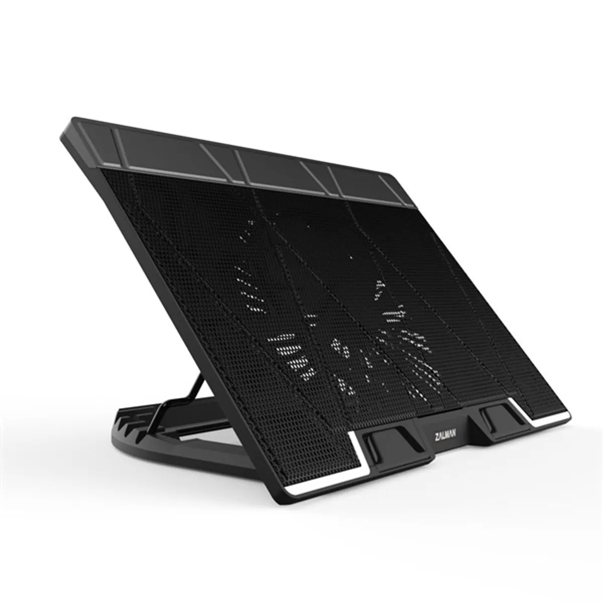 Zalman ZM-NS3000 NS3000 notebook hűtőpad 200 mm-es ventilátor 6 fokozatban állítható magasság USB Type-C port 3x USB 2.0 port kb. 17" #2