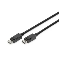 DIGITUS AK-340106-010-S DisplayPort kábel 1,0 m 1,3-1,4 zárral 8K30Hz 4K120Hz HDCP DPCP aranyozott
