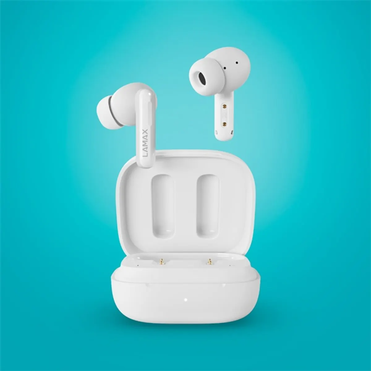 LAMAX LXIHMCPS1PSWA Clips1 Plus Aktív zajszűrés pass-through Bluetooth 5.3 20-20000 Hz USB-C 8 óra töltőtokkal 42 óra fehér #3