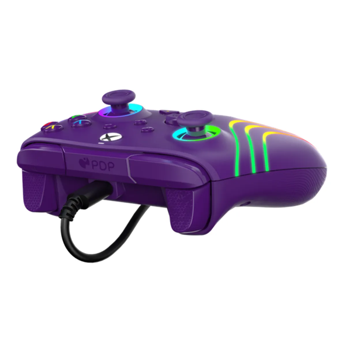 PDP 049-024-PR Afterglow Wave kontroller lila vezetékes 11 gomb 300 cm kábel PC és Xbox Series kompatibilis #6