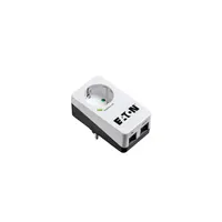 Eaton PB1TD protection box 1DIN fehér fekete bemenet schuko CEE7 kimenet schuko DIN RJ11 max terhelés 4000W