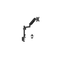 GEMBIRD MA-DA1P-01 állítható asztali monitor tartó kar 17"-32" 9 kg gázrugós, VESA 75x75 100x100 fekete