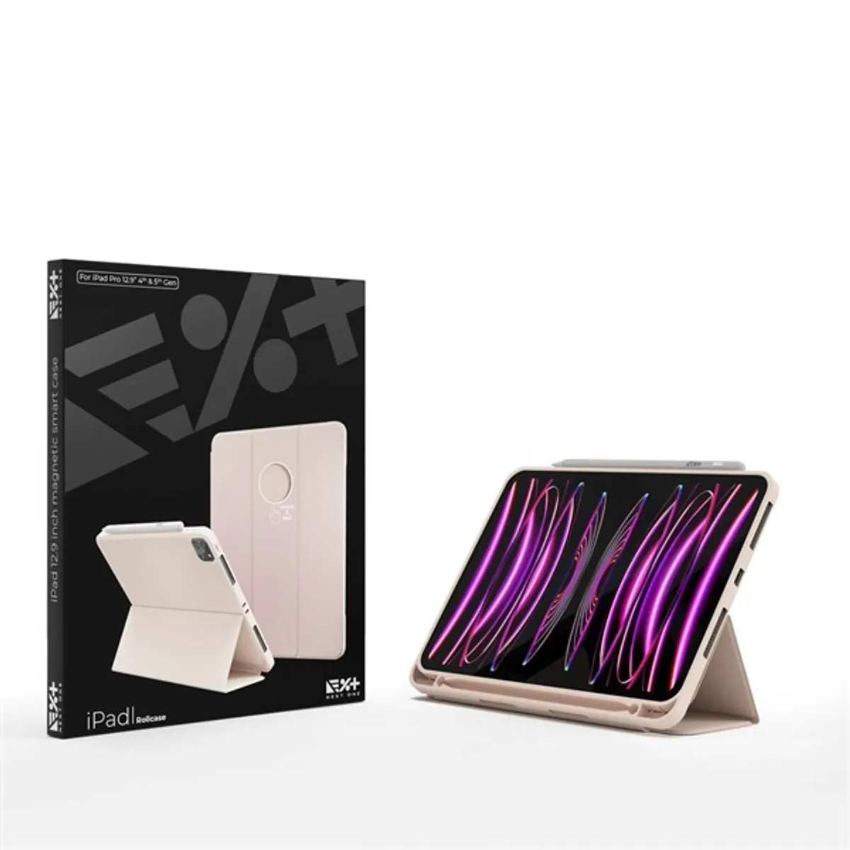 Nextone IPAD-12.9-ROLLPNK RollCase Rózsaszín Apple kompatibilitás iPad 12,9 #1