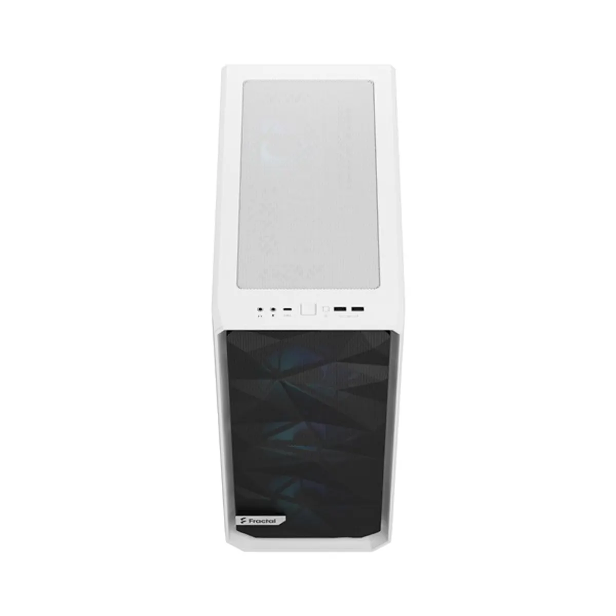 Fractal Design FD-C-MES2C-08 Meshify 2 Compact RGB Fehér 3 beépített ventilátor, 7 hely, 2x 3,5" belső hely, 4x 2,5" belső hely, USB 3.0, fejhallgató csatlakozó, mikrofon csatlakozó #3