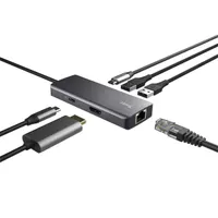 Trust 24968 Dalyx 6-in-1 USB-C Multi-Port Adapter HDMI LAN 4 USB portok #3