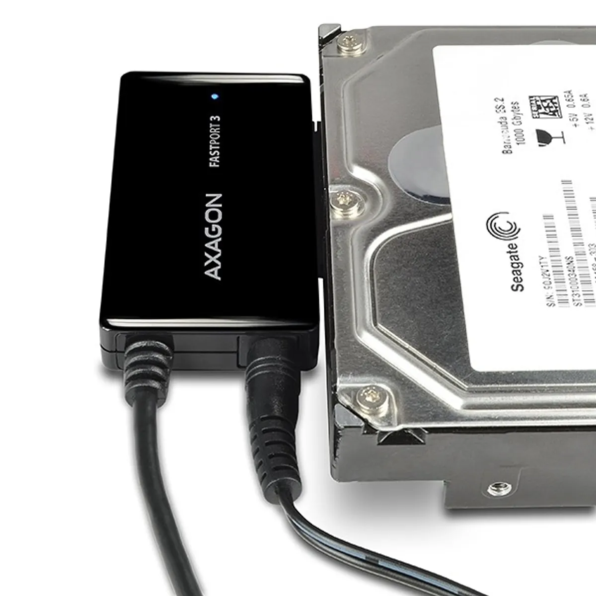 Axagon ADSA-FP3 FASTport3 Adapter USB 3.0 SATA 6G 2,5 3,5 5,25 HDD SSD ODD #2