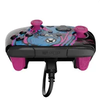 PDP 049-023-CDMP Rematch Glow kontroller fekete vezetékes 11 gomb PC Xbox One Xbox Series kompatibilis sötétben világít 250 cm #8