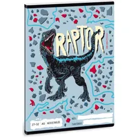 Ars Una 53630872 Raptor A5 32 oldalas kockás füzet