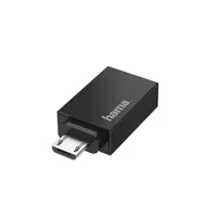 Hama 00200307 micro USB-OTG adapter fekete USB-A