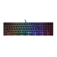 White Shark WS GK-001114B GLADIUS 85-86 billentyűs gamer billentyűzet USB 2.0 RGB anti-ghosting 19 gomb angol kiosztás
