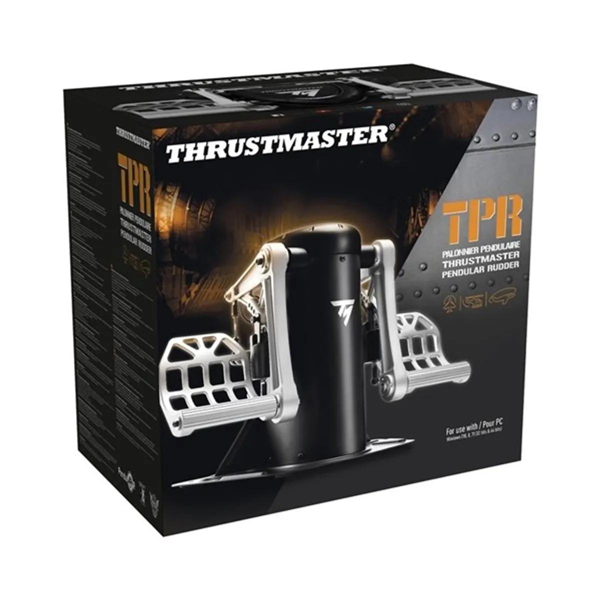THRUSTMASTER 2960809 TPR Pendular Rudder pedálszett Fekete Vezetékes #5