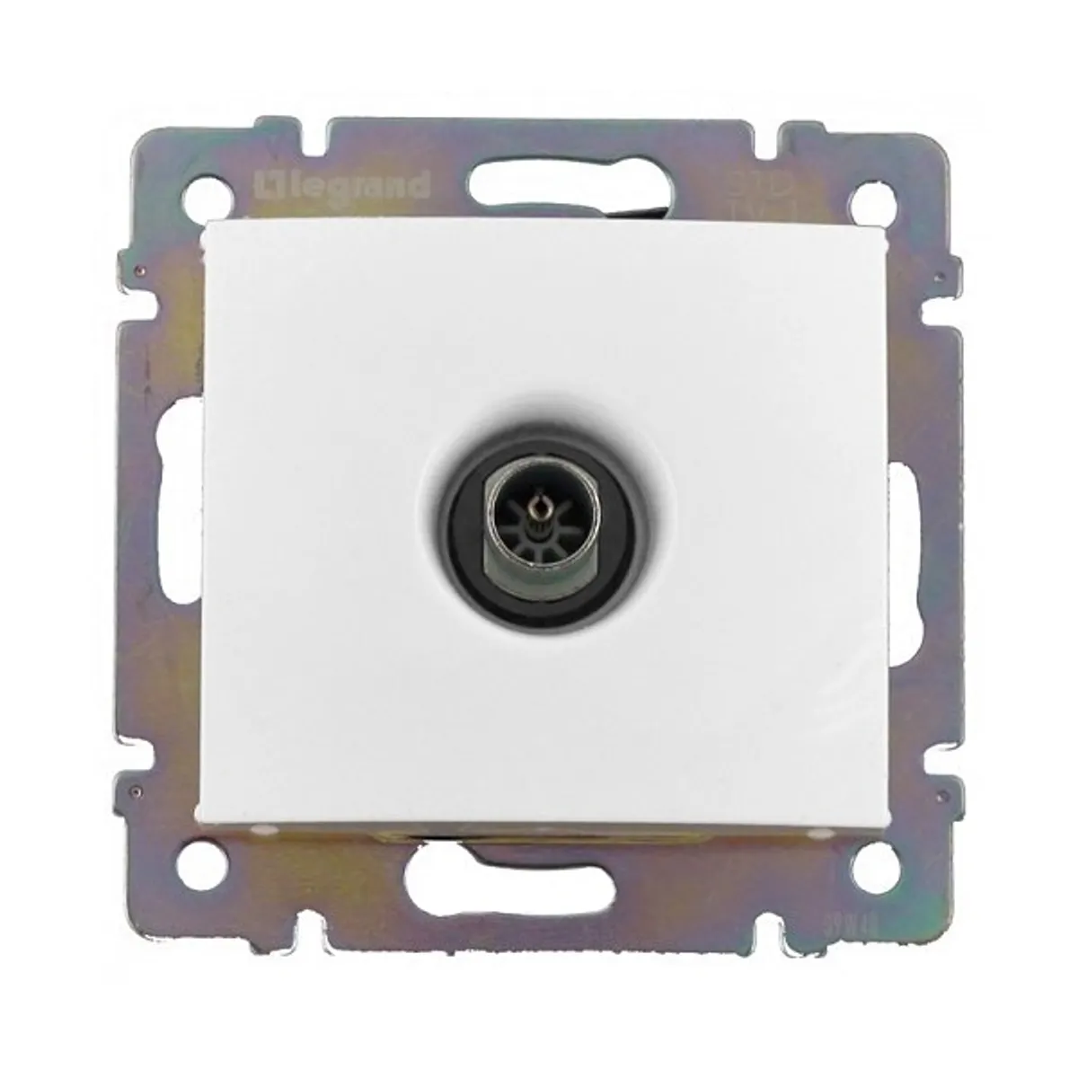 Legrand 774429 Valena TV aljzat végzáró fehér 1,5dB IP20 negyedfordulatos bekötéssel #1