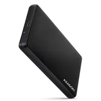Axagon EE25-SLC Slide box 2.5" külső USB-C HDD és SSD ház fekete
