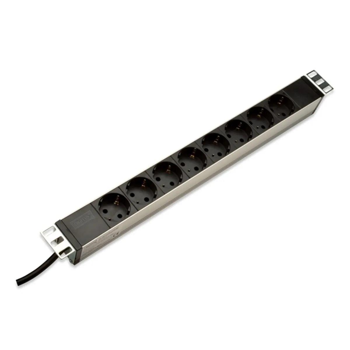DIGITUS DN-95401 1U rack alumínium 8 schuko dugaljas #1