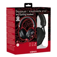 Drakkar KX-GH-PRO-EVO-PC Ragnarok Evo Pro 7.1 headset fekete usb pc 200 cm balos mikrofon 50 mm #7