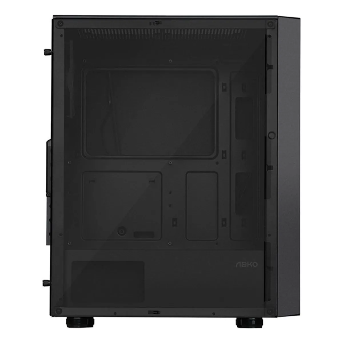 Spire G15 itx edzett üveg fekete USB 3.0 fejhallgató-mikrofon 1x3,5" HDD 2x2,5" SSD 7 bővítőhely max GPU 300 mm #3
