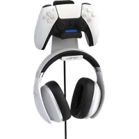 Venom VS5018 PS5 fehér-fekete töltőállomás headset tartóval gyorstöltő