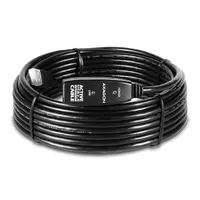 AXAGON ADR-210 aktív USB hosszabbító kábel fekete 10 m USB A férfi - USB A női #2