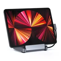 SATECHI ST-TCSHIPM Alumínium állvány és hub szürke USB-C és USB-A, HDMI, 3,5 mm, microSD és SD #4