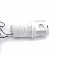 TOO PPS-100-4W rejtett hálózati elosztó beépíthető 4x SCHUKO fehér 1.8 m USB-A HDMI RJ45 #7