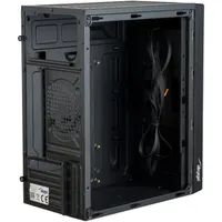 AKYGA AK35BK Micro ATX ház fekete 310x350x175 mm, 2x 3,5" belső hely, 3 ventilátor, USB 2.0 előlapi, mikrofon és fejhallgató, táp nélküli #6