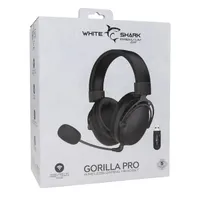 White Shark WS WGH-2443B Gorilla Pro vezeték nélküli gamer fejhallgató fekete Bluetooth #9