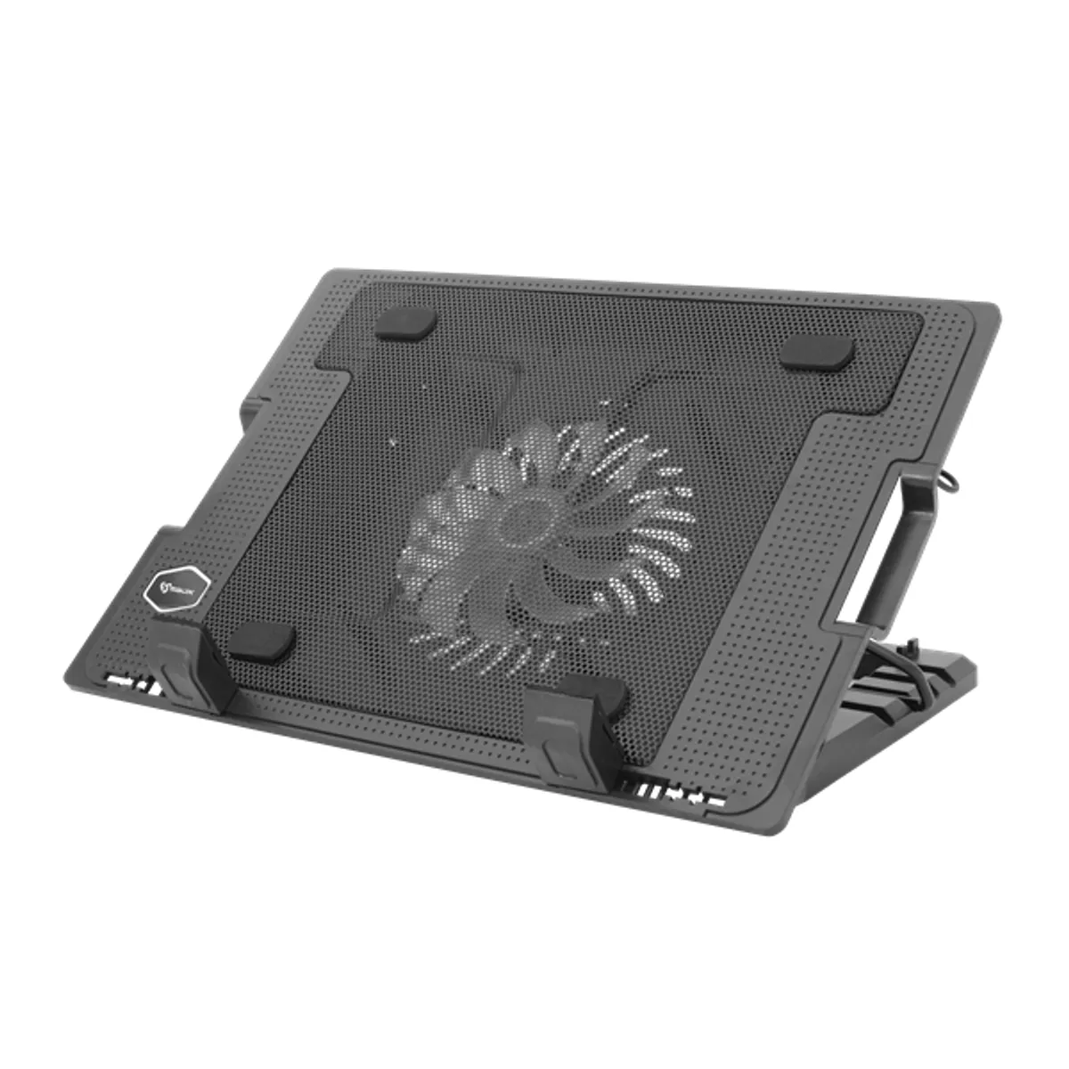 SBOX CP-12 Notebook hűtőpad 17,3" usb hub 1 ventilátor 800-1200 RPM fekete #2