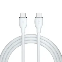 AVAX CB623 Creamy Type-C 60W 1,5 m fehér-ezüst kábel