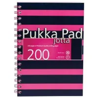 Pukka pad A15579681 Jotta pad navy pink A4 200 oldalas vonalas spirálfüzet