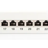 DIGITUS DN-91624S Patch panel 24-port 1U 19" CAT 6 árnyékolt szürke #2
