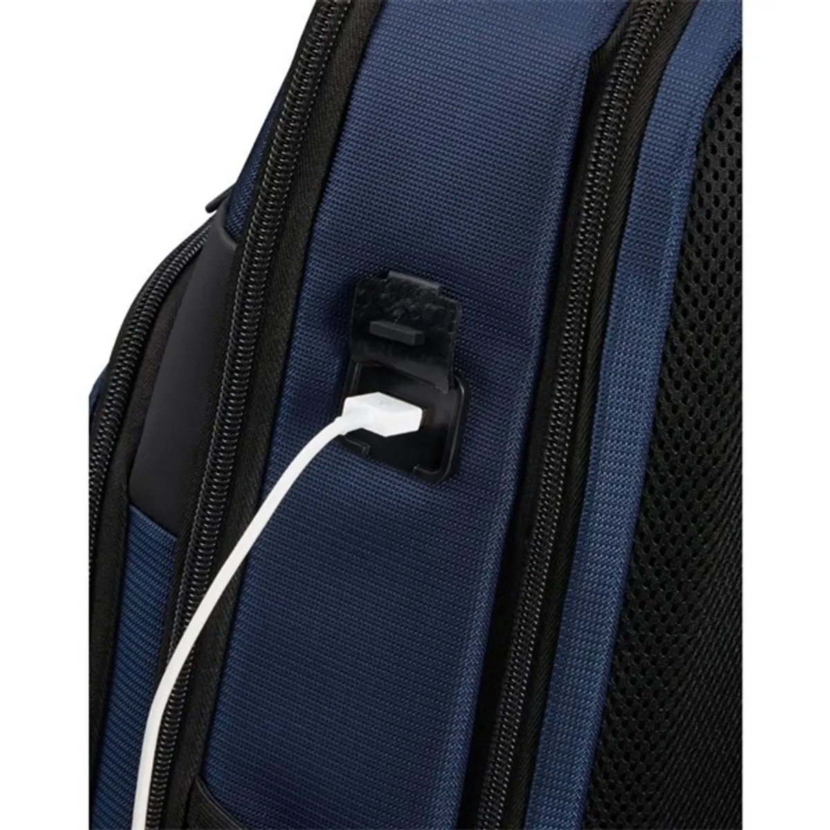 Samsonite KF9*01003 Mysight 14,1" hátizsák kék poliészter USB töltőporttal akkumulátoros #8