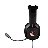 Drakkar KX-DK-GH-MLUR-PC Mistlur 2.0 gamer fejhallgató fekete 200 cm USB 3,5 mm zajszűrős mikrofon 40 mm 32 ohm 20-20000 Hz 115 dB #3