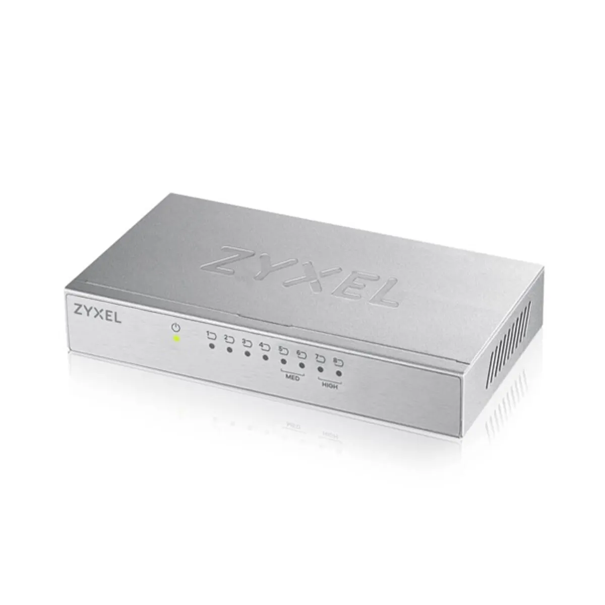 ZYXEL GS-108BV5-EU0101F GS-108Bv5 8-portos Gigabit nem menedzselhető asztali fémházas auto-MDI-MDIX #1
